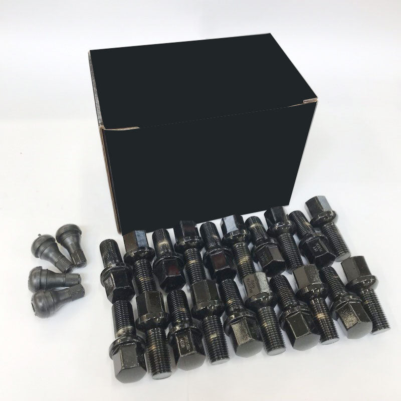 L791809BK (14x1.50) Black Ball Lug Bolt 1.1"