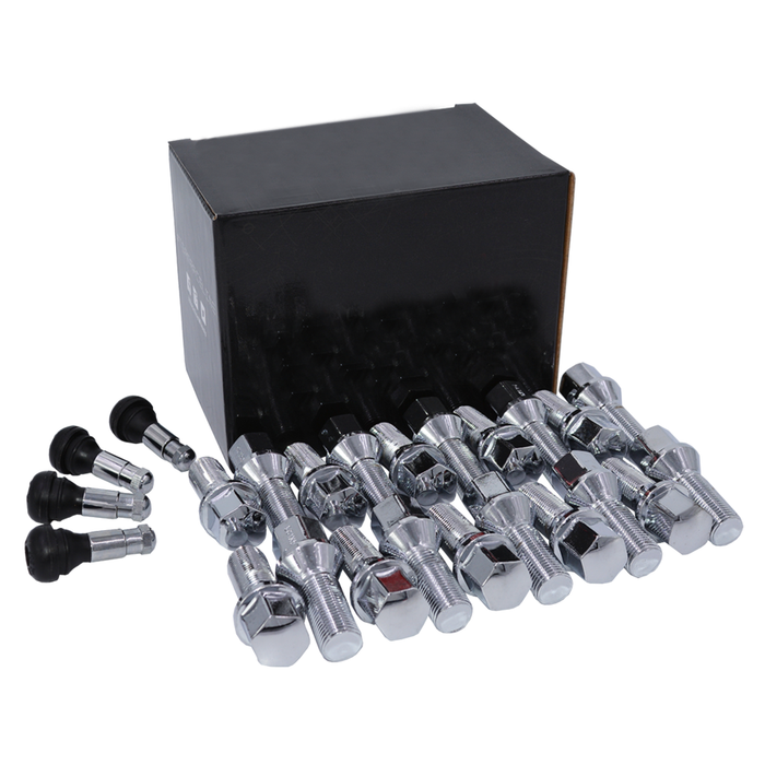 L791820 (14x1.50) Chrome Conical Lug Bolt 1.1" 5 Lug Install Kit